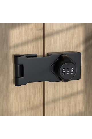 Besthome1 Suntek Dolap Kapı Kilidi - Ev Şifre Pet Üç-delikli Siyah