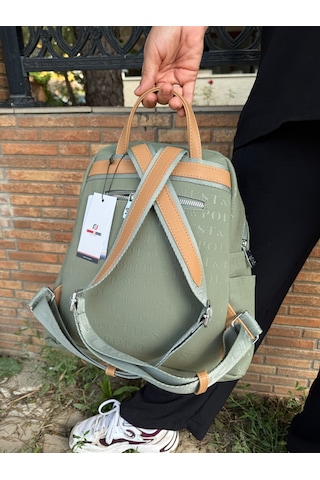 Just Polo Kadın Yeşil Taba Büyük Boy Sırt Çantası
