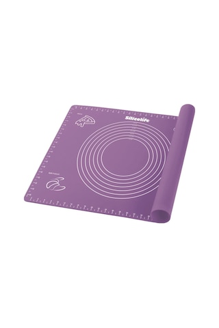 Silicolife Ölçülü Büyük Hamur Matı 45*60 CM Kahverengi
