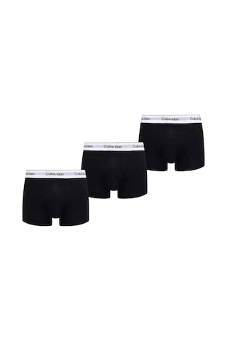 Calvin Klein Erkek Pamuklu Slim Fit Beli Elastik Bantlı 3'lü Siyah Boxer Lv00nb4392-ub1-7909 Siyah
