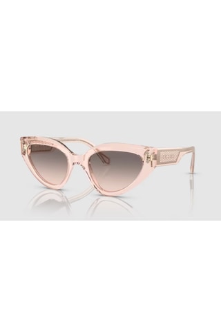 Bvlgari 0bv8256 54703b 53 Kadın Güneş Gözlüğü Altın - Beyaz