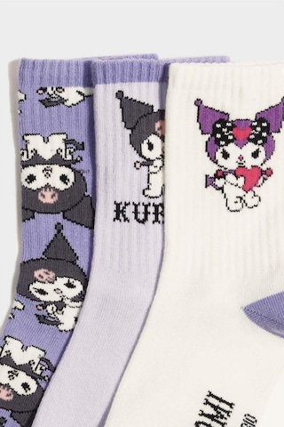 Defacto Kız Çocuk Hello Kitty 3lü Pamuklu Uzun Çorap G1931a8nskr1 Çok Renkli-kr1