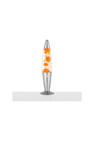 Dekoratif Lav Lamba - Lava Lamp Büyük Boy 41 Cm Turuncu