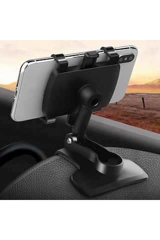 Ally 360 Dönerli Mouth Oto-Araç Torpido Üzeri Telefon Tutucu