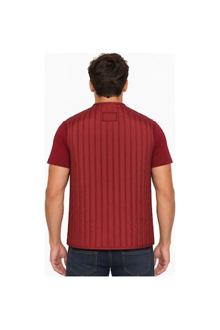 Y9611 Dewberry Erkek Yelek-bordo-1