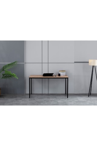 Arpelia Çalışma Masası 140x80x75 Cm Siyah Atlantik Çam Siyah - Atlantik Çam