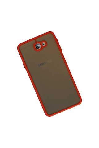 Newface - 656 - Samsung Uyumlu Galaxy J7 Prime Kılıf Montreal Silikon Kapak - Glblseme - - Kırmızı