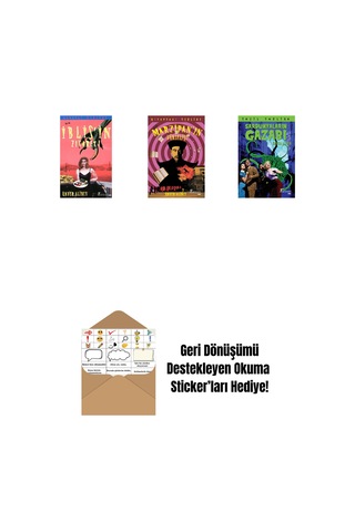 Kanatlı Tehlike Ya Da İblis'in Ziyareti + Marzipan'ın Yükselişi + Sardunyaların Gazabı + Okuma Sticker'ları