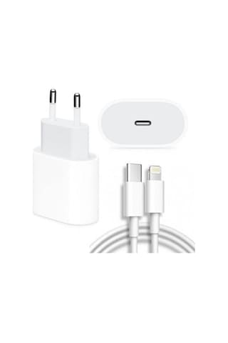 Solgun Iphone 11 Uyumlu 20w Hızlı Şarj Aleti Adaptör + Kablo 1m