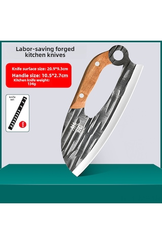 Mufunye Hafif Kadınlar İçin Ev Kullanıma Uygun Çabuk Kesici Bıçak - 60 + Açı, 13cm Bıçak, 24cm Boy, Dayanıklı 4cr Çelik, Profesyonel Ve Ev Chef'ler İçin Diğer