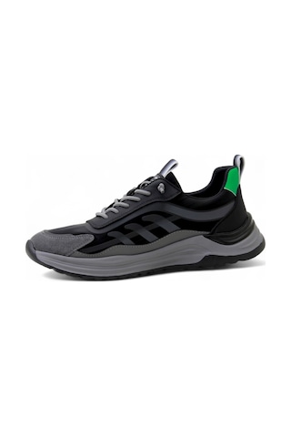 Guja 24y526-3 Trend Deri Erkek Sneaker Siyah