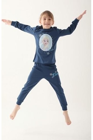 Frozen Kız Çocuk İkili Takım Koyu İndigo