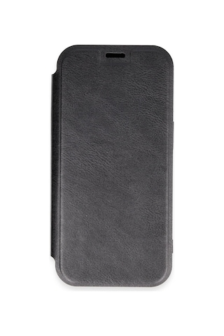 Newface Apple Uyumlu iPhone 16 Pro Max Kılıf Flip Cover Glblseme - 45 - Siyah Sıyah