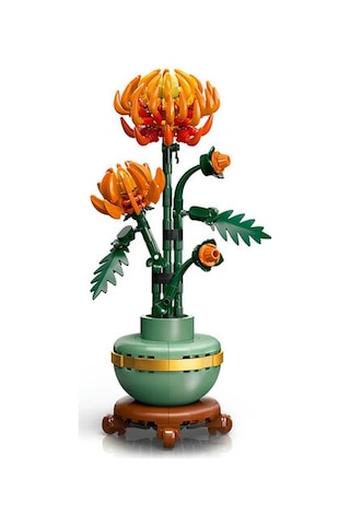 LEGO® Botanicals Krizantem 10368 - Yetişkinler için Dekoratif Kasımpatı Çiçeği Yapım Seti (278 Parça)