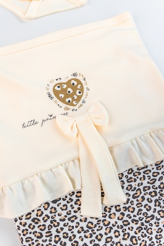 Leopar Desenli 8'li Kız Bebek Hastane Çıkışı Bebek Takımı Çok Renkli