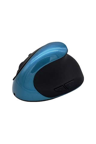 Jsy-03 6 Tuşlu Kablosuz Dikey Şarjlı Fare Ergonomik Dikey Optik Fare Mavi Diğer