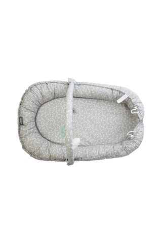 Babyjem Oyuncaklı Anne Baba Yanı Yatağı - Gri 40x65 Cm