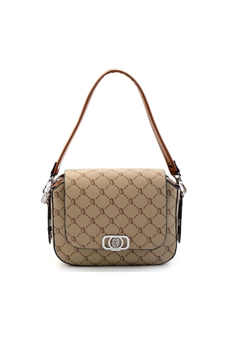 Bambi Bej 2 Kadın Postacı Çanta C06636431451 Çok Renkli