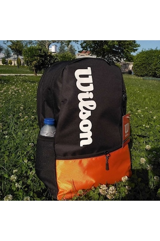 Shopiolog Wilson Turuncu Sırt Çantası Unisex Çift Gözlü Çanta Turuncu