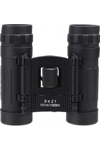 Nikula 8x21 Av Dürbünü - 131m/1000m - Kauçuk Kaplama Siyah