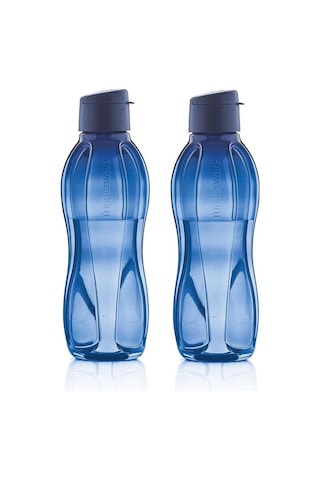 Tupperware Eco Şişe Suluk Kolay Kapak 1L Lacivert 2'li