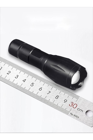 Gold Orion Km-108 T6 Led Şarjlı El Feneri 5 Modlu 200 Metre Işık Mesafesi Çok Renkli