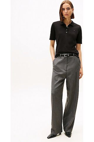 Tommy Hilfiger Kadın 1985 Regular Pique Polo T-shirt Siyah
