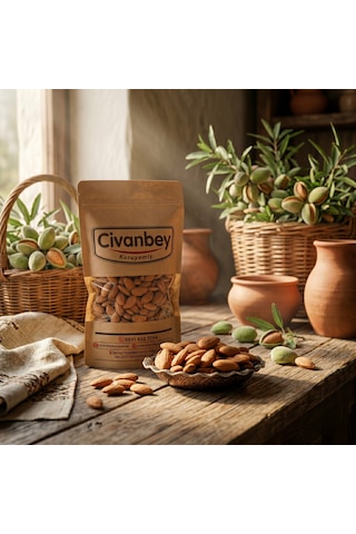 Civanbey Kuruyemiş Kavrulmuş Badem İçi 1 KG