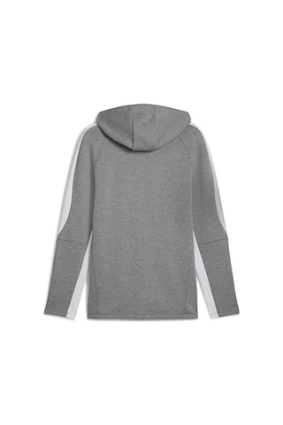 Puma Team Evostripe Hooded Erkek Futbol Kamp Ceketi 65994733 Gri Gri