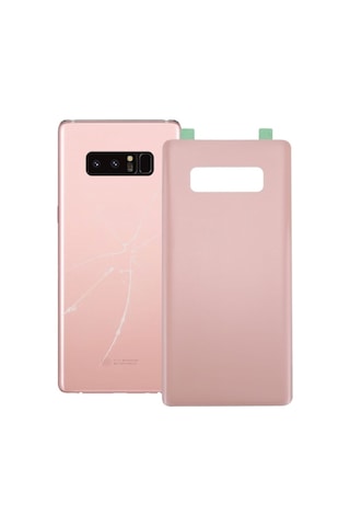 Cbtx Galaxy Uyumlu Note 8 İçin Yapıştırıcı Pembe İle Pil Arka Kapağı
