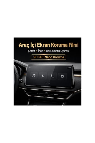 Ford Mustang Mach-e 2022 Multimedya + Kadran 2'li Set 9h Nano Ekran Koruyucu