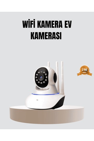Hd Ip Kamera Gece Görüşlü Hareket Sensörlü Çift Yönlü Sesli Mobil Takip