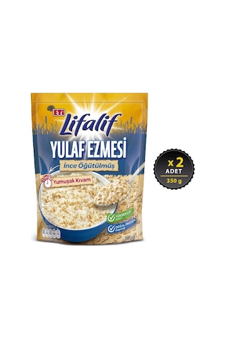 Eti Lifalif İnce Öğütülmüş Yulaf Ezmesi 2 x 350 G