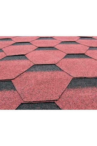 Unotech Shingle Petek Kırmızı (Altıgen)