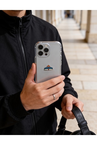 Kubbetü S Sahra Renkli Telefon Sticker 3d Metal Tasarım, Arka Süs A300146