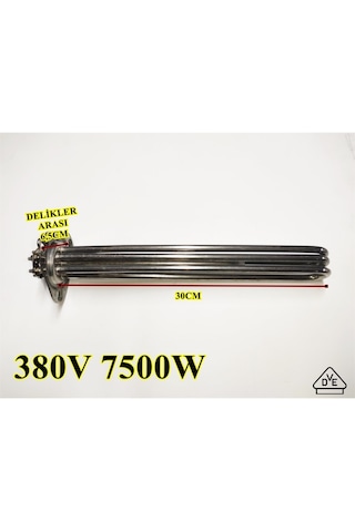 7500Watt Üçgen Kafa Boyler Endüstriyel Bulaşık Makinesi Rezistans - 509408382