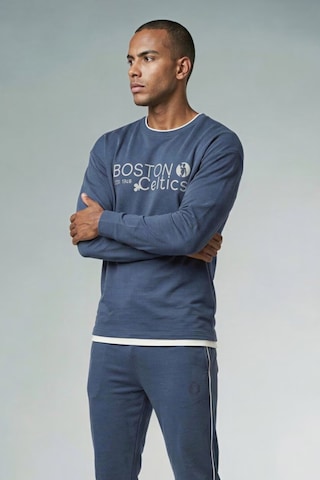 Defacto Nba Boston Celtıcs Boxy Fıt Bisiklet Yaka Skuba Dalgıç Kumaş Sweatshirt F6975ax26spın271 İndigo-ın271