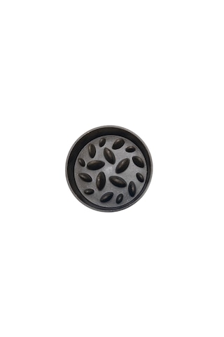 Beeztees Dbl Köpek Yavaş Besleme Mama Kabı, Bambu, Antrasit, 17cm