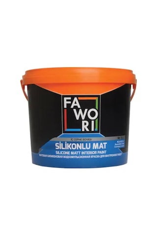 Fawori Silikonlu Mat Iç Cephe Boyası 2,5 Lt.-7,5 Lt-15 Lt