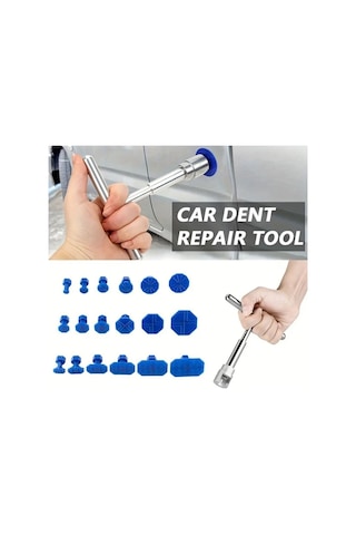 Araç Kaporta Göçük Tamir Seti 18 Aparatlı Göçük Çektirme Göçük Düzeltme Takımı Metal Kollu