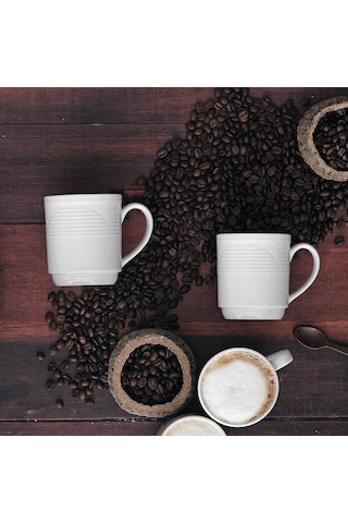Güral Porselen Saturn 250 CC Mug Bardak Seti 2'li