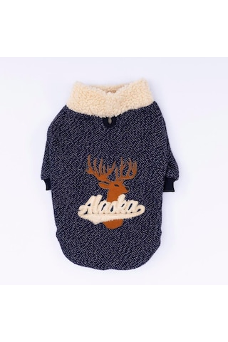 Pawstar Lacivert Alaska Esnek, Küçük Irk Köpek Trikosu