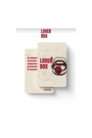 Dükkan Design Lover Box +18 Çiftlere Özel Yetişkin Oyun Ilişki Ve Yakınlık Temalı Kart Oyunu