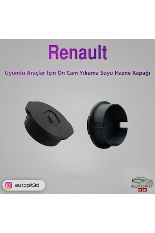 Renault Araçlar İçin Ön Cam Yıkama Suyu Hazne Kapağı