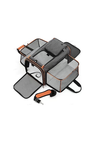 Jialan Taşınabilir Pet Kedi Taşıyıcı Omuzdan Askili Çanta Nefes