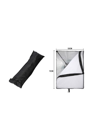 Fototek 50 x 70 CM 4 Duylu Çantalı Softbox Sürekli Işık Seti