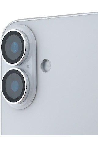 Apple Uyumlu iPhone 16 Plus Guess Lisanslı Metal Kamera Lens Koruyucu Gümüş