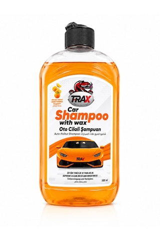 Trax Oto Cilalı Şampuan Derin Temizlik Portakal Kokulu 500 Ml