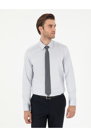 Pierre Cardin Erkek Gri Gömlek Basic 50292520-vr024