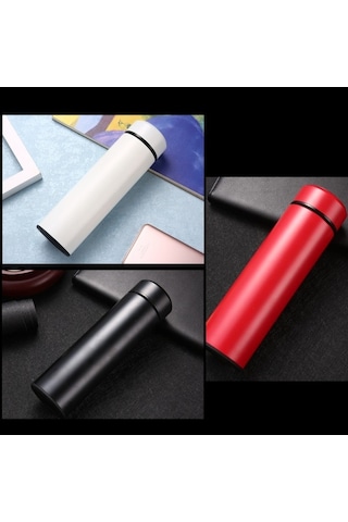 Pazly Paslanmaz Çelik Vakumlu Termos - 500ml, 10 Saat Sıcak/soguk Koruma, Ofis/araç İçin